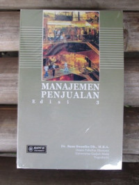 Image of MANAJEMEN PENJUALAN:edisi 3. TAHUN, 2017