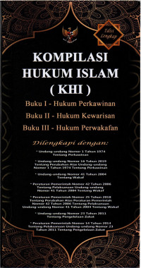KOMPLIKASI HUKUM ISLAM (KHI) : ed lengkap cet 11 thn 2023