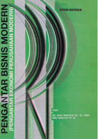 Image of Pengantar bisnis modern:pengantar ekonomi perusahaan modern. ED,3. CET, 6. TAHUN, 1998