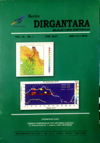 BERITA DIRGANTARA: MAJALAH ILMIAH SEMI POPULER VOL.18, NO.1, TAHUN 2017