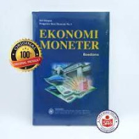 Image of EKONOMI MONETER. Seri Sinopsis Ilmu Ekonomi No.5. ED,3. CET, 21. TAHUN, 2020