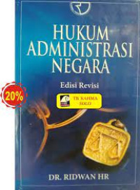 Image of HUKUM ADMINISTRASI NEGARA.EDISI REVISI, CET, 8. TAHUN 2013
