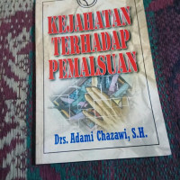 Image of Kejahatan terhadap pemalsuan