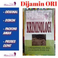 Image of Kriminologi: Ed 1, Cet 19, Thn.2020