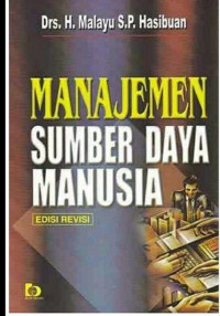 Manajemen sumber daya manusia. ED, REVISI. TAHUN, 2005