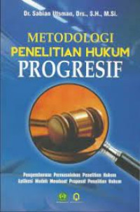 Image of METODOLOGI PENELITIAN HUKUM PROGRESIF