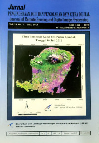 Image of Jurnal PENGINDERAAN JAUH DAN PENGOLAHAN DATA CITRA DIGITAL VOL. 14, NO. 1, TAHUN 2017