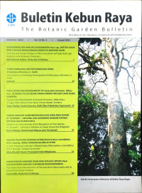 Image of Buletin Kebun Raya VOL. 16, NO. 1 TAHUN 2013