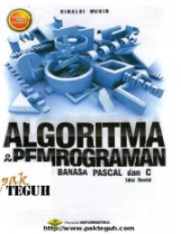 Image of ALGORITMA DAN PEMROGRAMAN DALAM BAHASA PASCAL DAN C  Ed,Revisi Cet.3 Thn.2011