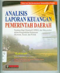 Image of ANALISIS LAPORAN KEUANGAN PEMERINTAH DAERAH. TAHUN, 2007