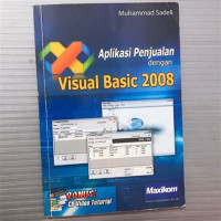Image of APLIKASI PENJUALAN DENGAN VISUAL BASIC 2008