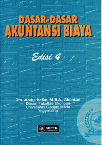 Image of DASAR-DASAR AKUNTANSI BIAYA.EDISI 4 CET 8. TAHUN, 2014