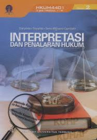 Image of Interpretasi dan Penalaran Hukum, Cet 8, Thn 2024
