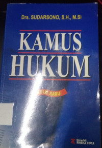 KAMUS HUKUM. EDISI BARU. TAHUN, 2007