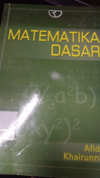 MATEMATIKA DASAR. CET, 5. TAHUN, 2019