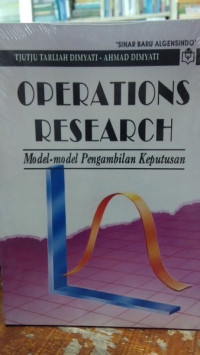 OPERATIONS RESEARCH. TAHUN, 2002