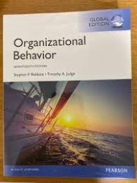 Image of ORGANIZATIONAL BEHAVIOR. SEVENTEETH EDITION. TAHUN, 2017