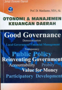 OTONOMI DAN MANAJEMEN KEUANGAN DAERAH. ED, 2. TAHUN, 2004