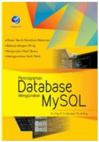 Pemrograman Database Menggunakan MySQL Ed.1 TH.2015