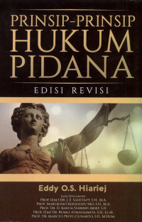 PRINSIP-PRINSIP HUKUM PIDANA, ED. REVISI THN. 2015