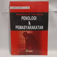 Image of Sekelumit Tentang Penologi & Pemasyarakatan, Cet 1, Thn 2012