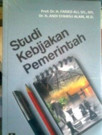 STUDI KEBIJAKAN PEMERINTAH. CET, 1. TAHUN, 2012