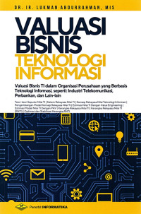 VALUASI BISNIS TEKNOLOGI INFORMASI.....TAHUN, 2019