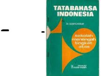 Tatabahasa indonesia:untuk smu dan smk