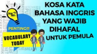 Cara mudah belajar kosa kata bahasa inggris