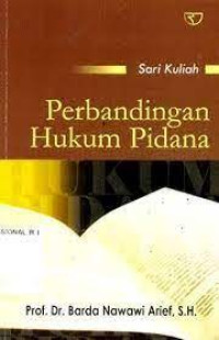 Image of PERBANDINGAN HUKUM PIDANA. ED,1. CET,6. TAHUN,2006