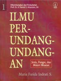 ILMU PER-UNDANG-UNDANGAN 1. Jenis,fungsi,dan materi muatan.CET,16.TAHUN,2017