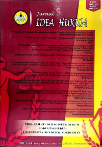 Image of JURNAL IDEA HUKUM VOL.1-2, NO.2, TAHUN 2015