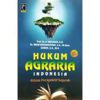 Image of HUKUM AGRARIA INDONESIA. Dalam perspektif sejarah.CET, 4, REVISI. TAHUN, 2019