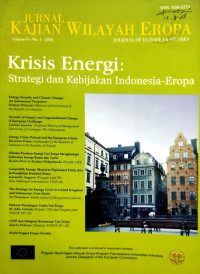 Image of JURNAL KAJIAN WILAYAH EROPA VOL. 4, NO. 1, TAHUN 2008