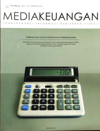 Image of MEDIA KEUANGAN: TRANSPARANSI INFORMASI KEBIJAKAN FISKAL VOL.12, NO.113, TAHUN 2017