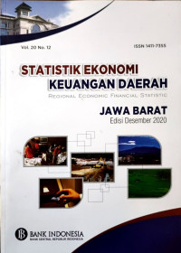 Image of STATISTIK EKONOMI KEUANGAN DAERAH JAWA BARAT VOL.20, NO.12, TAHUN 2020