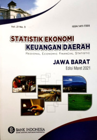 Image of STATISTIK EKONOMI KEUANGAN DAERAH JAWA BARAT VOL.21, NO.3, TAHUN 2021