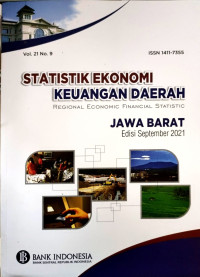 Image of STATISTIK EKONOMI KEUANGAN DAERAH JAWA BARAT VOL. 21, NO.9, TAHUN 2021